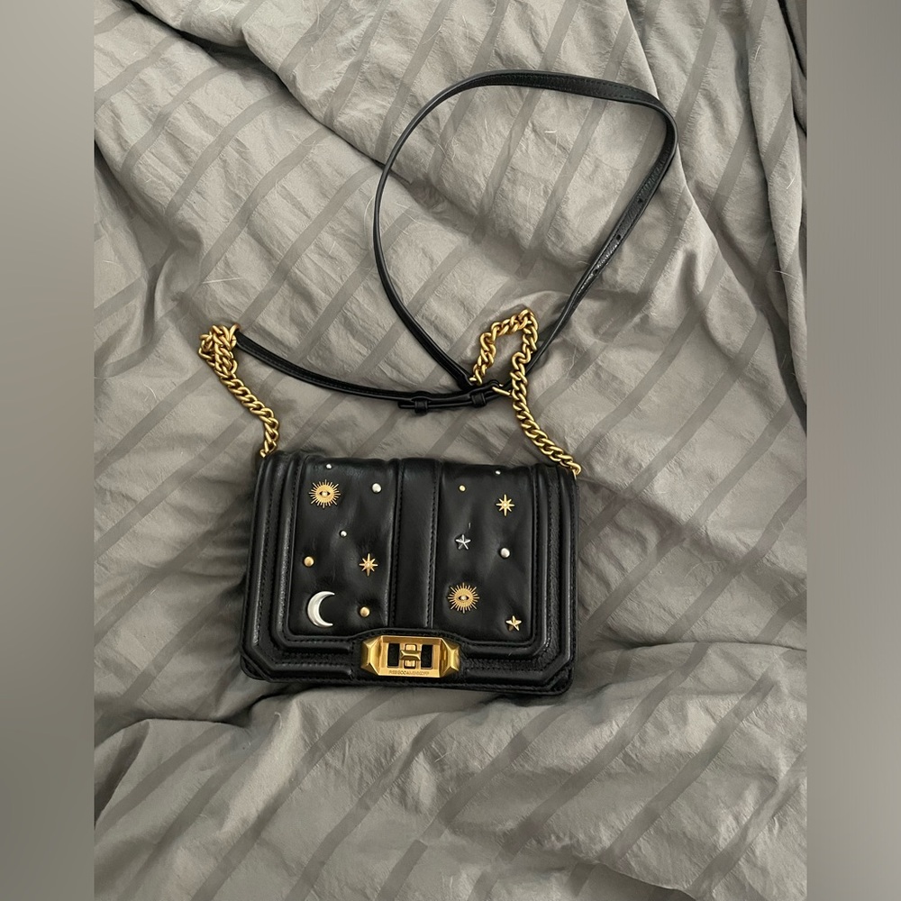 Rebecca Minkoff Mystical Small Love Leather Crossbody